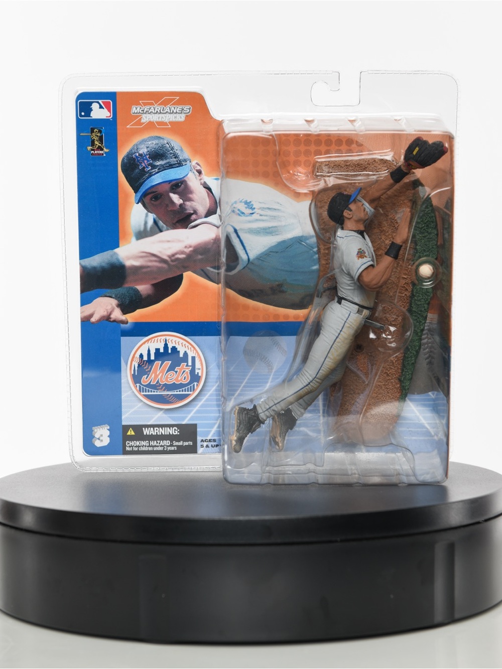 McFarlane MLB New York Mets Roberto Alomar Figure - White/Blue/Orange